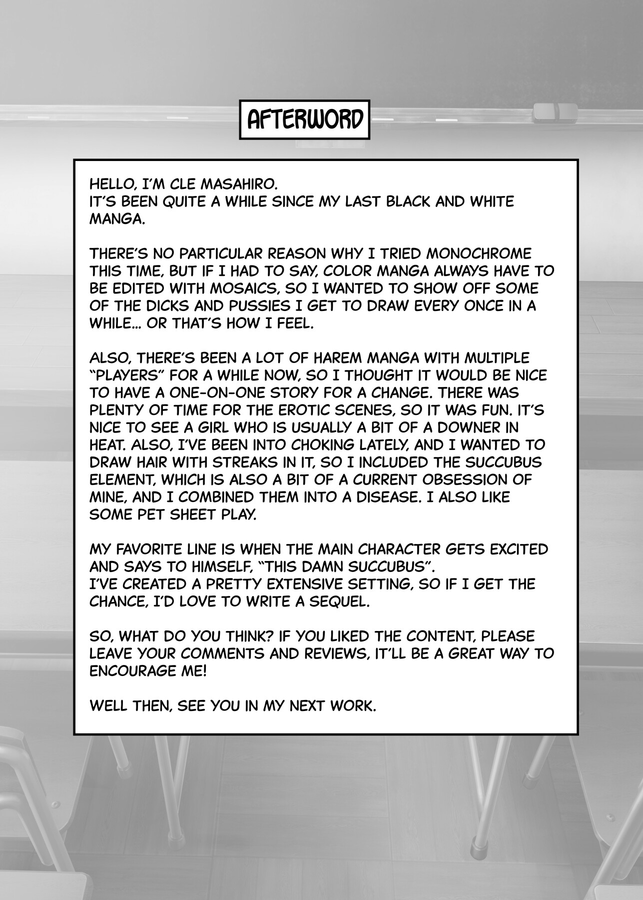 Hentai Manga Comic-The Case of Honihara Mei, Attendance Number 5, 2nd Year Class E, All Succubus-Read-53